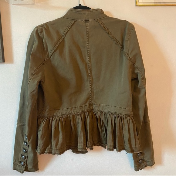 FREE PEOPLE military peplum jacket - Picture 3 of 3